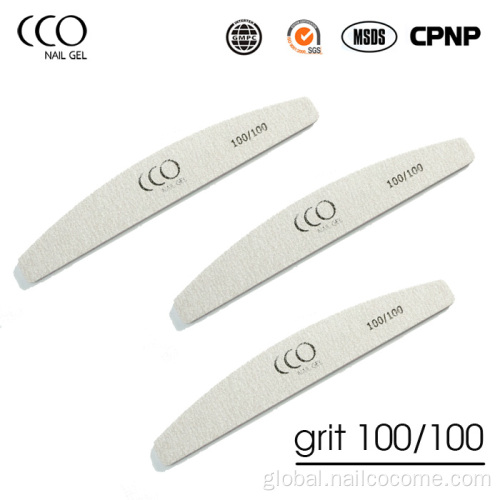 Cuticle Trimmer CCO High Quality Manicure Nail Files 100/100 Private Label Durable Nail Tools for Salons Manufactory